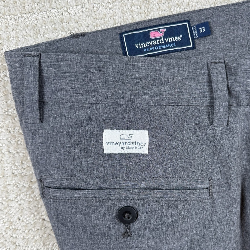 Vineyard Vines Men's 33 Gray 10" Performance Breaker Shorts